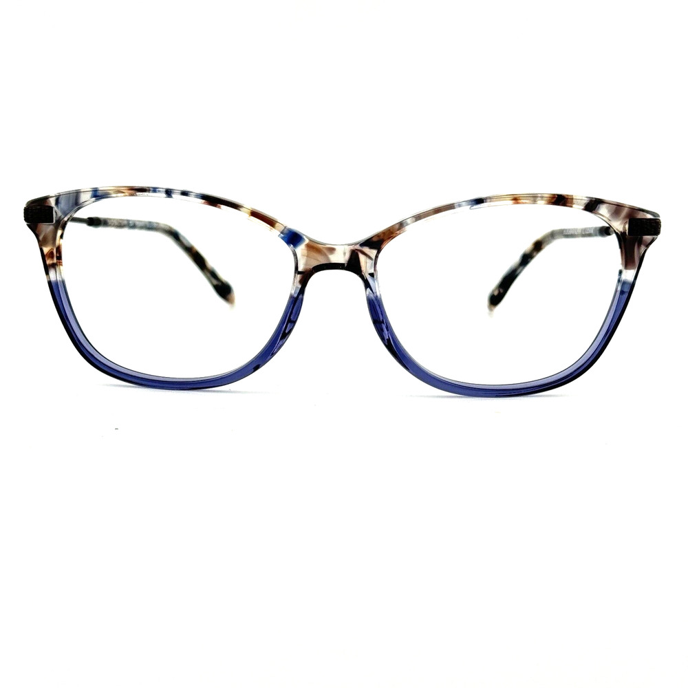 BCBGMAXAZRIA ROWAN Blue Brown Fade EYEGLASSES FRAME 52-16-130mm H13414
